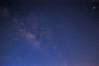 Low angle view of stars in sky
