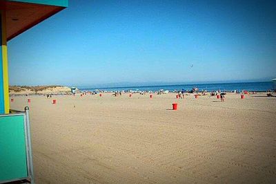 Group of people on beach