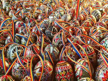 Full frame shot of multi colored candies for sale