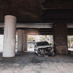 Interior of abandoned building