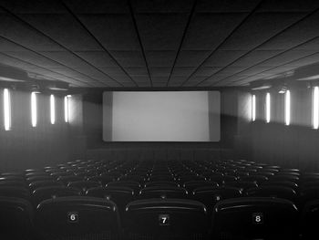 View of empty theater