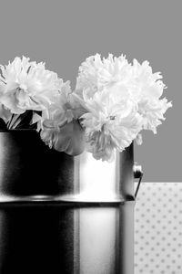 black and white