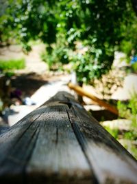 Surface level of road