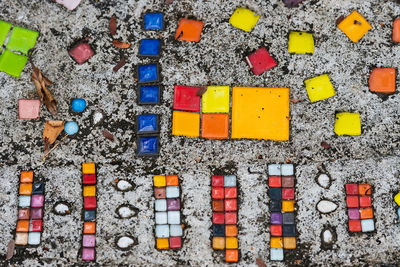 Full frame shot of multi colored pattern