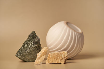 Close-up of food on table