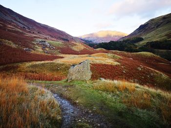 Dramatic scenic landscape of glenridding