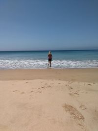 Woman on beach 