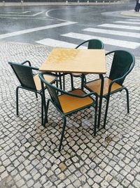 Empty bench in the park