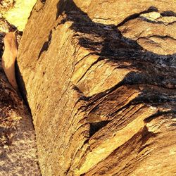 Full frame shot of rock formations