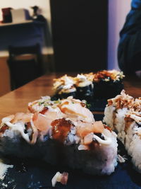 Close-up of ice cream in plate