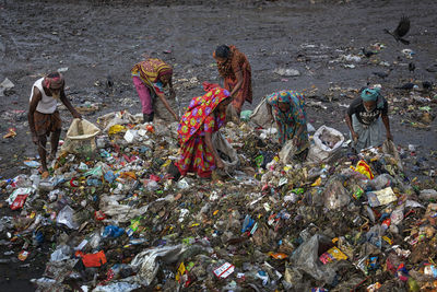 Group of people on ground