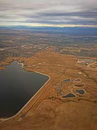 Aerial view of city