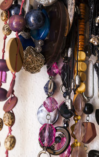 Close-up of various displayed for sale