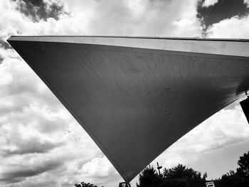 Low angle view of built structure against sky