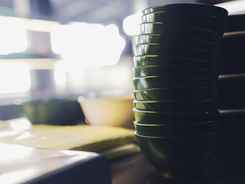 Close-up of drink on table