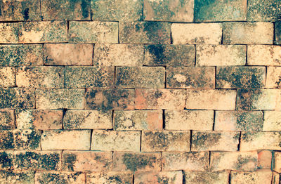 Full frame shot of brick wall