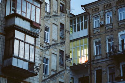 Low angle view of residential building