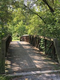 View of footpath in park