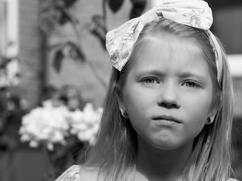 Close-up portrait of girl