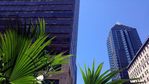 Low angle view of modern building