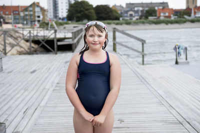 Girl at water