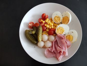 Close-up of food in plate