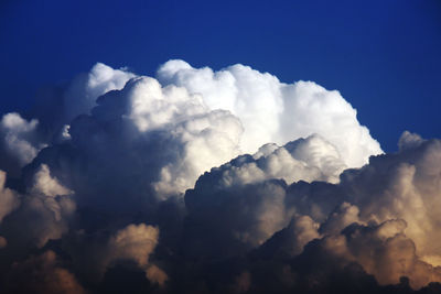 Low angle view of clouds in sky