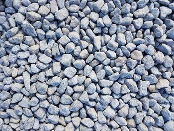 Full frame shot of pebbles on beach