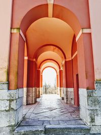 Corridor of building