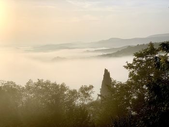 Scenic view of landscape against sky