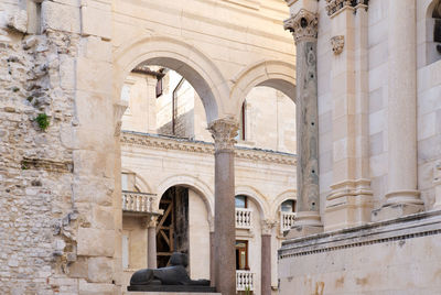 Split, croatia. ancient diocletian palace