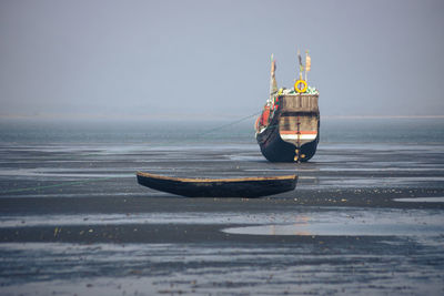 Boat in sea