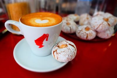 Close-up of coffee cup