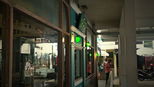 Woman in city