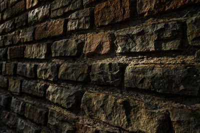 Full frame shot of stone wall