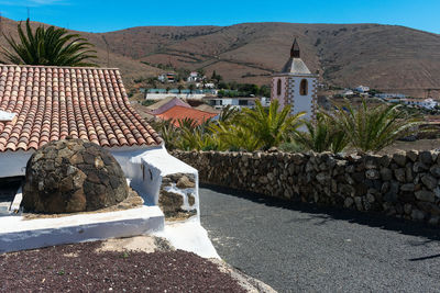 The historic center of betancuria town, fuerteventura, spain