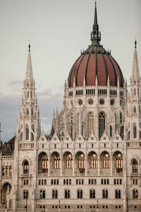 Low angle view of building against sky