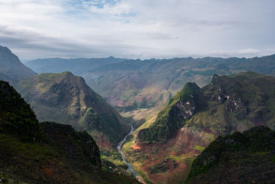 View of mountain range