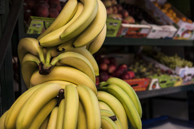 Close-up of fruits for sale in market