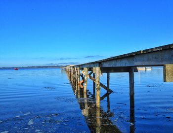 Pier on sea