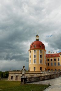 Low angle view of building against sky