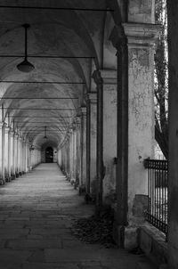 Corridor of historic building