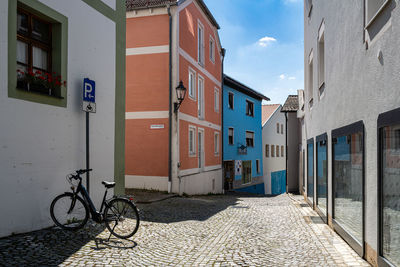 Bicycles on street