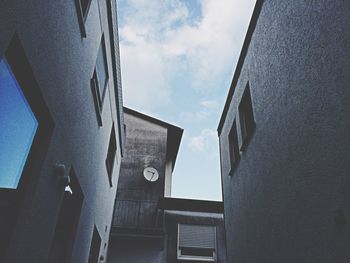 Low angle view of building against sky