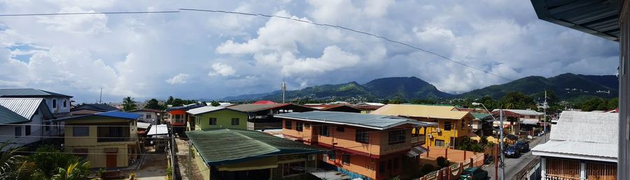 Panoramic view of city