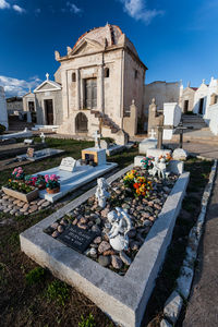 Panoramic view of historic building against sky