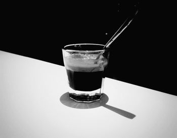 Close-up of drink on table