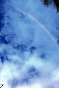 Low angle view of clouds in sky