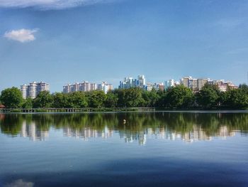 River with buildings in background