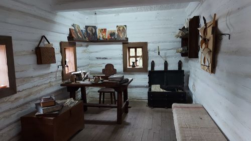 Chairs and table at home